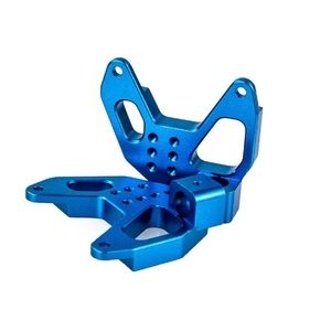 706005 HSP Blue Aluminium Front/Rear Shock Tower Set