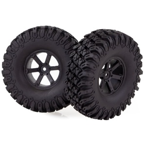 70624 HSP 1.9" Soft Off Road Tyres on Black Rims (2pc)