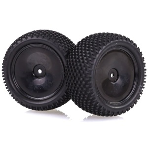 60248 HSP 2.3" Rear Knobby Tyres on Black Dish Rims (2pc)