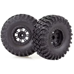 70527 HSP 2.2" Soft Off Road Tyres on Black Rims - Glued Wheels (2pc)