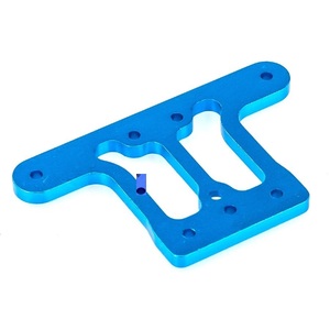 860007 HSP Blue Aluminium Front Upper Chassis Plate