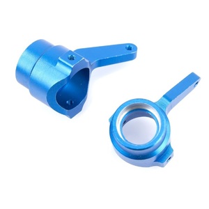 860010 HSP Blue Aluminium Steering Hubs (2pc)