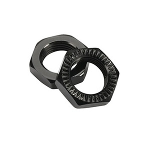 505231BK-1 Team Magic Black Serrated Wheel Nut (2pc)