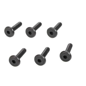 126312SE Team Magic Steel Flat Round Servo Mount Screws