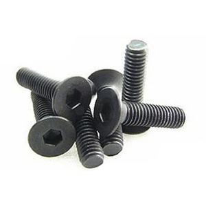 126314 Team Magic Steel Flat Head Screws (6pc)