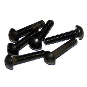 123516BU Team Magic 3.5 x 16mm Steel Button Head Screws (6pc)