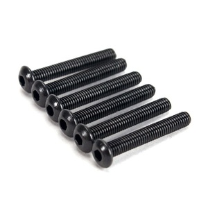 126320BU Team Magic 3 x 20 Steel Button Head Screws (6pc)