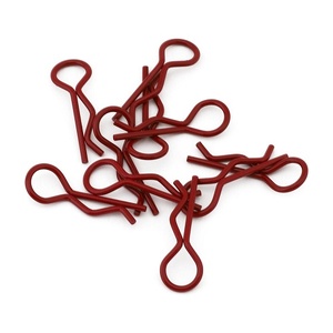 Red 1/10 Body Clips - 10 Pack