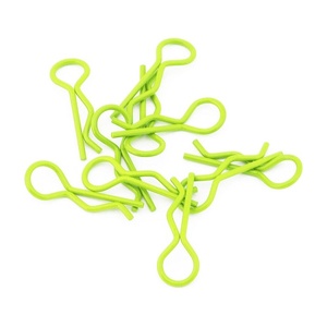 Yellow 1/10 Body Clips - 10 Pack