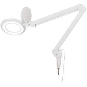 60 LED Magnifier Lamp with Desk Clamp