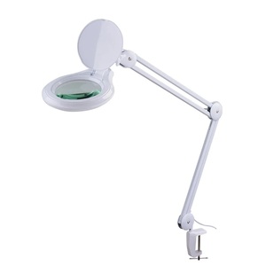 60 LED 5'" Magnifier Lamp with Desk Clamp