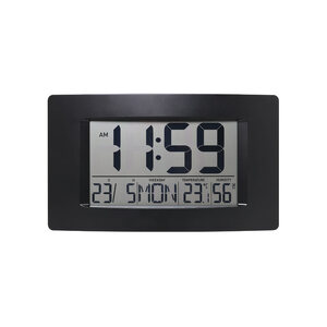 Jumbo Digital Wall Clock With Calendar & Thermometer