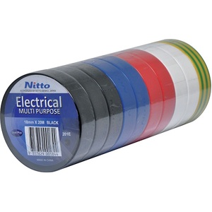 Nitto Rainbow Insulation Tape - 10 Pack 