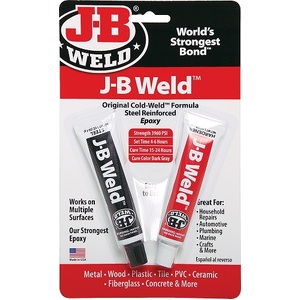 JB Weld High Strength Metal Filled Epoxy Adhesive