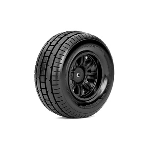 Trigger 1/10th Scale Short Course Truck Black Wheel and Tyre