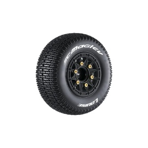 SC Maglev 1/10 Short Course Truck Tyre Wheels w/ Interchangeable Hex - Pair