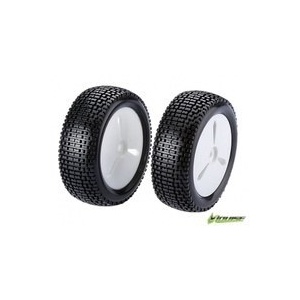 E-Groove 1/10 Buggy Sport Wheel Rim and Tyres - Pair