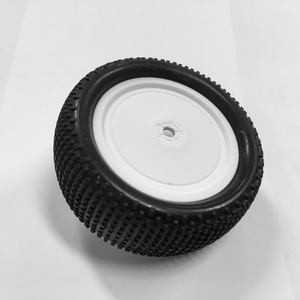 EP 1/10 Buggy Front Wheel Rim and Tyres - Pair