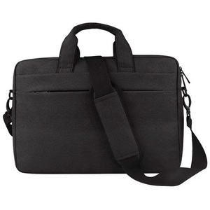15.6" Laptop Carry Bag with Luggage Strap - Black