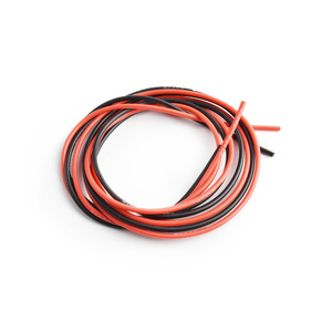 Silicone Wire 1m Length of Red and Black 20AWG