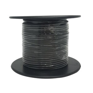 Black Light Duty Hook Up Wire Cable 25m Roll