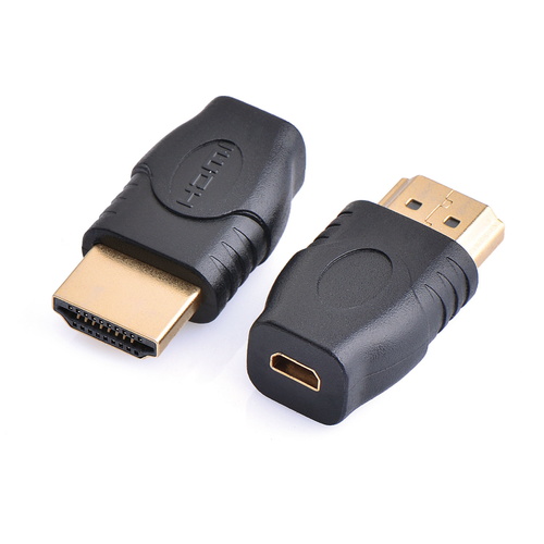 Micro HDMI Socket to HDMI Plug Adapter Converter