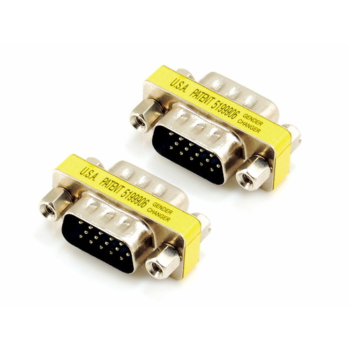 DB15 VGA Male to Male Adaptor Converter