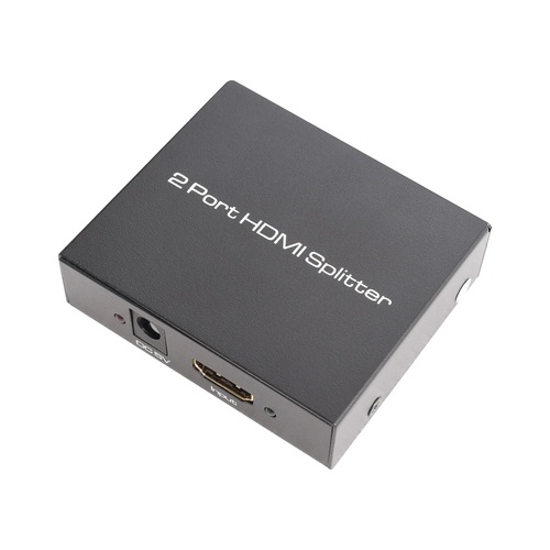 2 Way HDMI AV Splitter with HDCP Stripper Converter