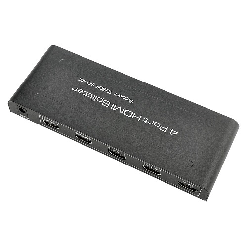 4 Way HDMI AV Splitter with HDCP Stripper Converter