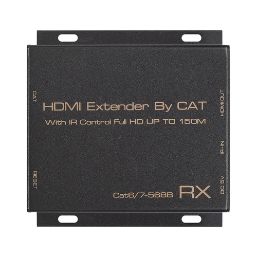 HDMI Over IP Extender Cat 5E/6 Receiver with Infra-red Repeater