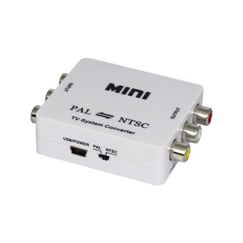 NTSC to PAL PAL to NTSC Composite RCA Signal Converter