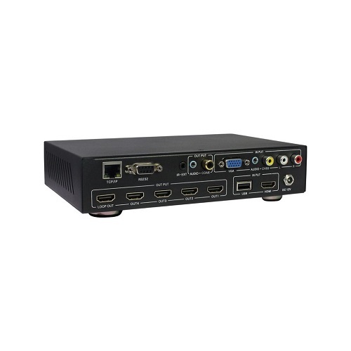4 Way HDMI Splitter with Video Wall Function