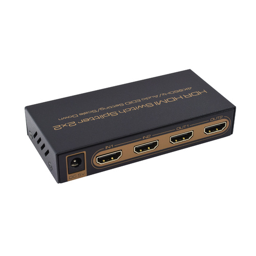 HDMI 2.0 18GBPS 2 Input 2 Output Switcher Splitter 