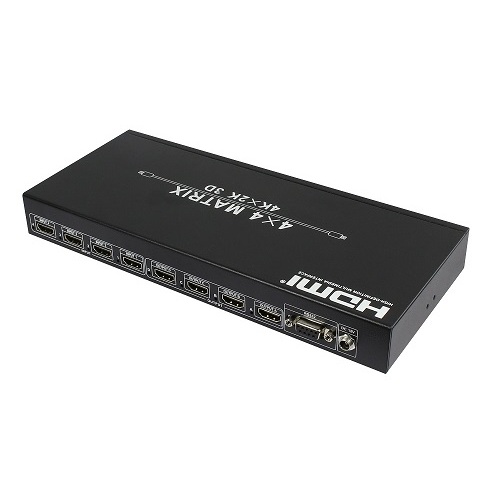 HDMI 4 Input 4 Output Matrix Switcher Splitter with Infra-red Extender