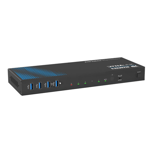 4 Way HDMI 2.0 4K Switcher with USB KVM