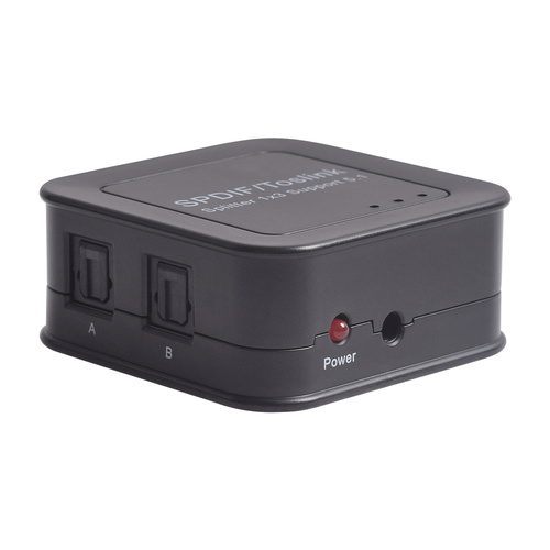 3 Way Toslink Digital Audio Splitter