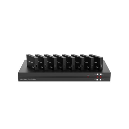 HDMI 2.0 18GBPS 8 Input 8 HDBaseT Extender Matrix Switch