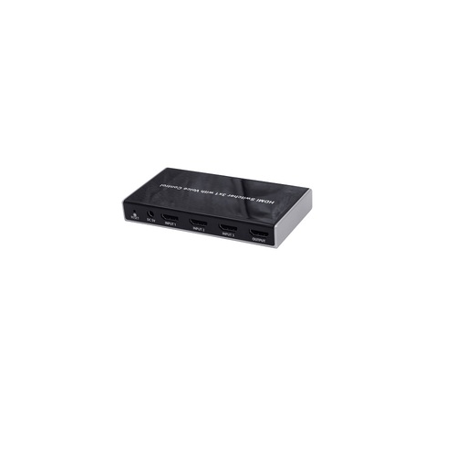 3 Port 4K HDMI Switcher with IR Remote Control
