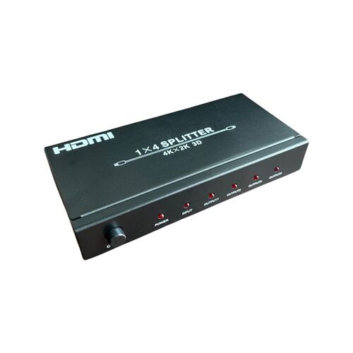 1 Input to 4 Output HDMI Splitter with EDID control