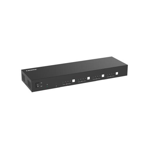 4K HDMI 2.0 4 x 4 Matrix Extender via CAT6
