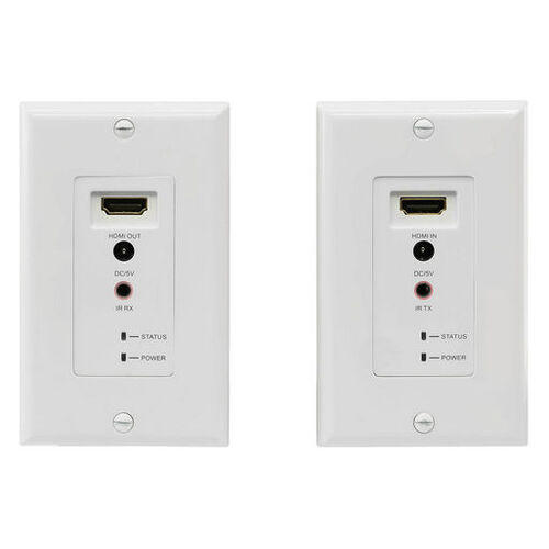 HDMI Over Cat 5E/6 50m Extender Wall Plate Kit