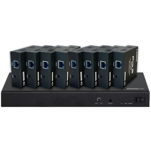 1080p HDMI 8 Way Splitter Extender via CAT6