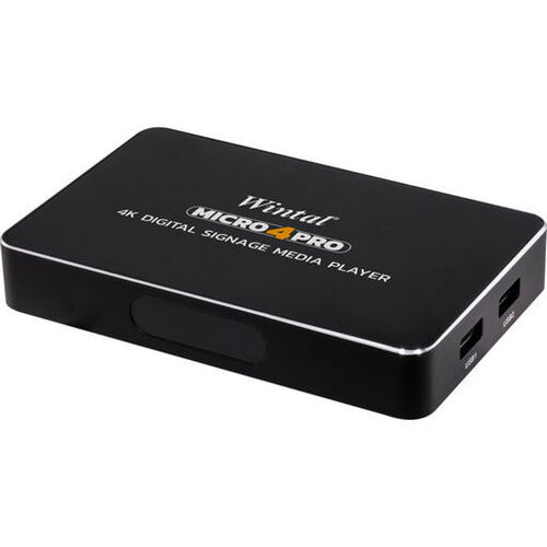 4K Digital Signage Media Player with Wi-Fi Ethernet