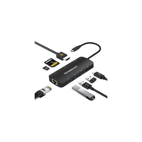 USB-C 8 in 1 Multi-port Multimedia Adaptor