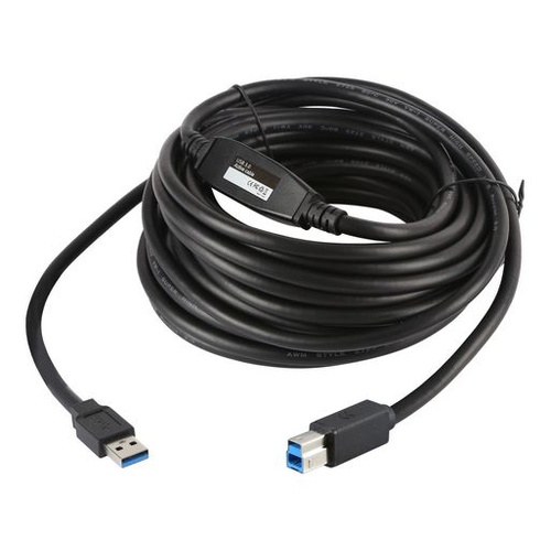 10m USB 3.0 A Male to USB B Male Extension Cable w/ Repeater