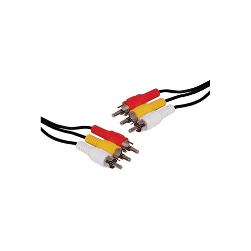 3 RCA Male to 3 RCA Male Composite Cable - 3M