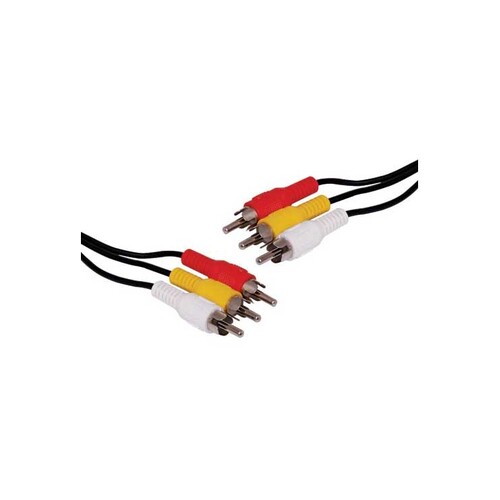 3 RCA Male to 3 RCA Male Composite Cable - 3M