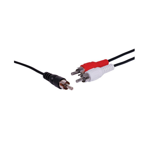 RCA Male to 2 RCA Male Cable - 1.5M