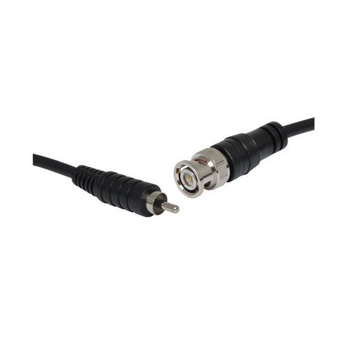 75 Ohm BNC Male to RCA Male Video Cable - 1.5M
