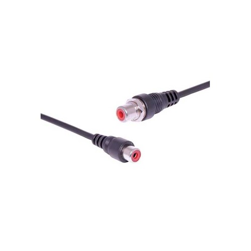 Red RCA Socket To Socket 160mm Wallplate Fly Lead